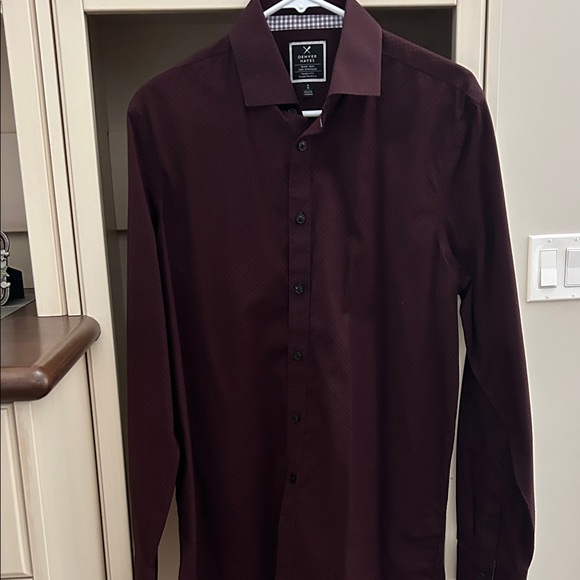 Denver Hayes Burgundy Dress Shirt - Picture 1 of 6